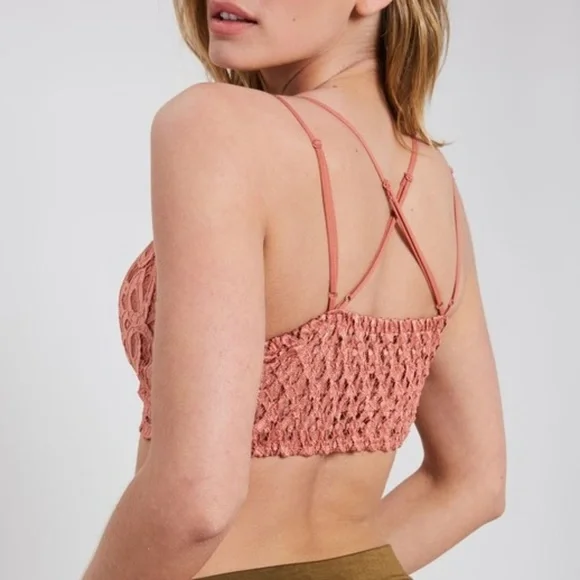 Paradise - Brick Lace Bralette - Picture 2 of 3
